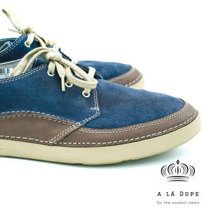 Clarks Gosler Edge Blue Suede Men's 10.5 New